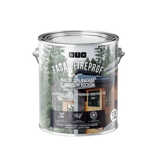 DIV Fasad Fireprof масло для фасада с твердым воском