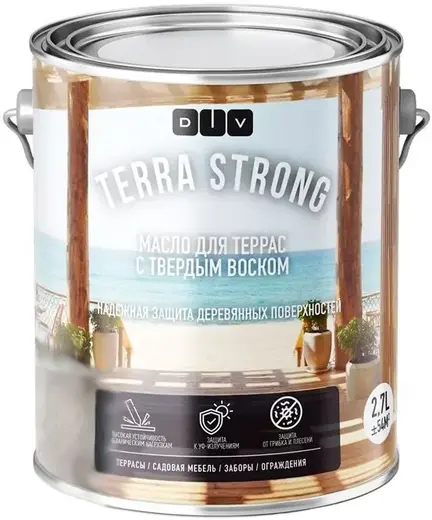 DIV Terra Strong масло для террас с твердым воском (2.7 л) BL-0011