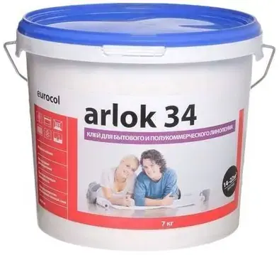 Forbo Eurocol Arlok 34 клей для бытового и полукоммерческого линолеума (7 кг)