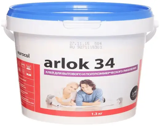 Forbo Eurocol Arlok 34 клей для бытового и полукоммерческого линолеума (1.3 кг)