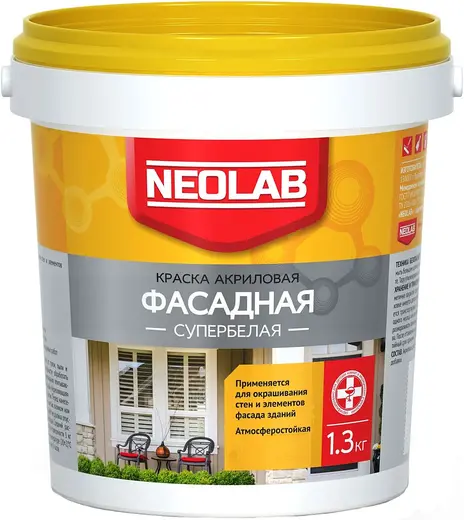 Neolab краска акриловая фасадная