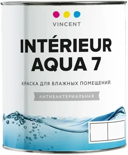 Vincent Intеrieur Aqua 7 водно-дисперсионная акрилатная краска для влажных помещений