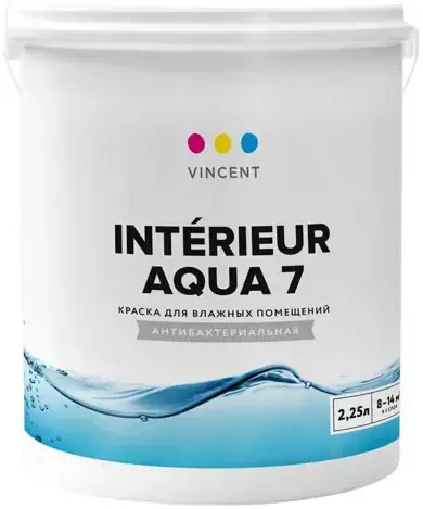 Vincent Intеrieur Aqua 7 водно-дисперсионная акрилатная краска для влажных помещений