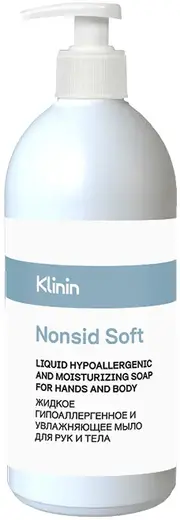 Klinin Nonsid Soft мыло жидкое гипоаллергенное и увлажняющее (500 мл)