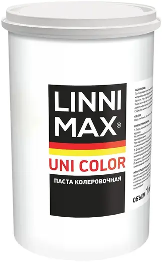 59684 1409137999 , универсальная пигментная паста для колеровки лакокрасочных материалов linnimax uni color 90 schwarz метал.банка