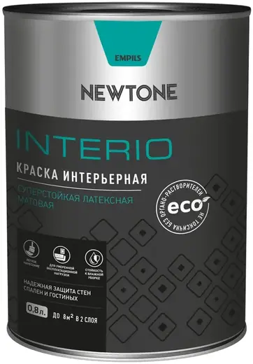 Newtone Interio краска суперстойкая интерьерная (800 мл) база С