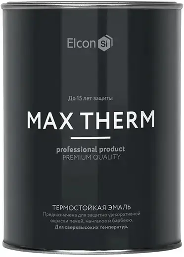 Elcon Max Therm термостойкая эмаль (800 г) синяя RAL 5005 (400 °C)