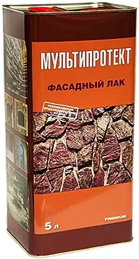 Мультипротект Л лак фасадный (5 л) глянцевый