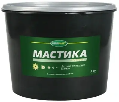 oilright мастика бикор (пластиковая банка) 2кг