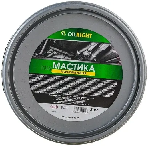 oilright мастика резино-битумная 2кг