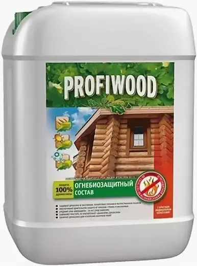 состав огнезащитный для древесины антисептический profiwood бб-11 1 группа 10 л