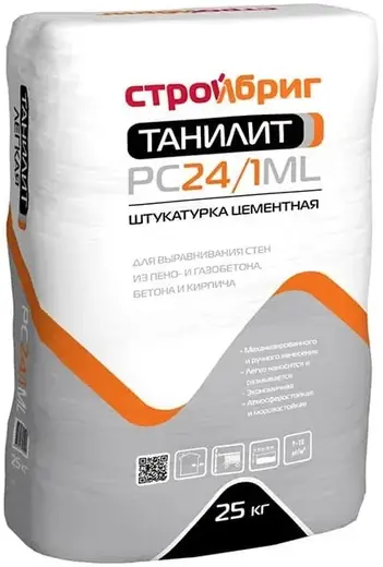 штукатурка цементная танилит рс24/1 ml 25кг