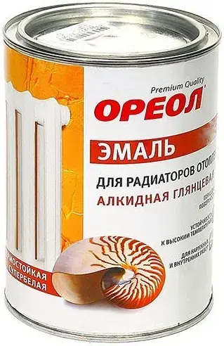 Ореол Premium Quality для Радиаторов Отопления эмаль акриловая (500 г) белая матовая