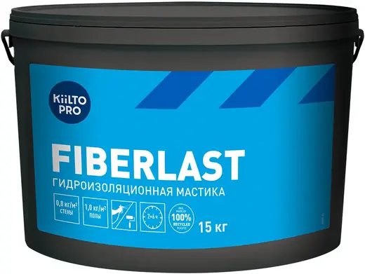 Kesto Kiilto Pro Fiberlast гидроизоляционная мастика (15 кг)