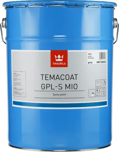 Тиккурила Temacoat GPL-S Mio двухкомпонентная эпоксидная краска (20 л) серая