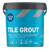 Kiilto Pro Tile Grout затирка для швов водоотталкивающая износостойкая (1 кг) №41 средне-серая