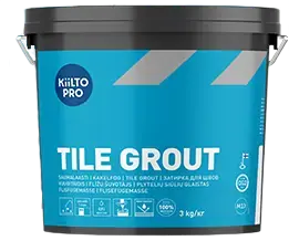 Kiilto Pro Tile Grout затирка для швов водоотталкивающая износостойкая (3 кг) №10 белая