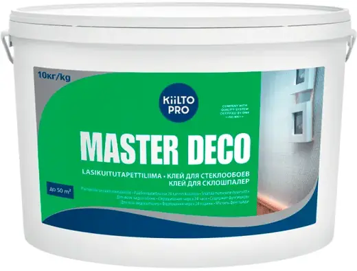 Kesto Kiilto Pro Master Deco клей для стеклообоев (10 кг)