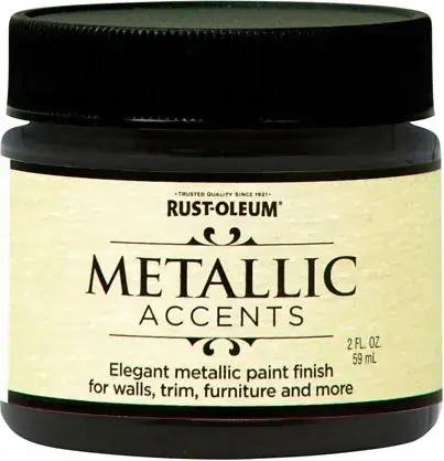 Rust-Oleum Metallic Accents краска с эффектом насыщенного металлика на акриловой основе (56.7 г) кофе