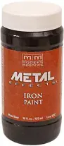 Rust-Oleum Modern Masters Metal Effects Iron Paint краска с эффектом металлика сталь (472 мл) сталь