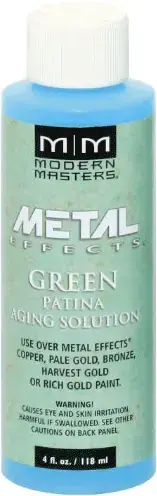 Rust-Oleum Modern Masters Metal Effects Green Patina Aging Solution активатор для получения зеленой патины (118.3 мл)