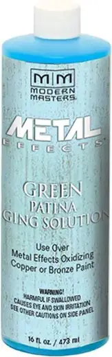 Rust-Oleum Modern Masters Metal Effects Green Patina Aging Solution активатор для получения зеленой патины (472 мл)