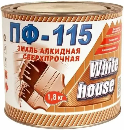 White House ПФ-115 эмаль алкидная сверхпрочная (1.8 кг) бирюзовая глянцевая