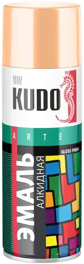 Kudo Arte Gloss Finish 3P Technology эмаль алкидная универсальная (520 мл) бежевая