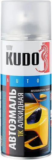 Kudo Auto Restoration Paint автоэмаль 1K алкидная (520 мл) светло-серая №671 ВАЗ