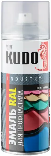Kudo Industry Paint Repair эмаль RAL для профнастила и металлочерепицы (520 мл) сигнальная белая