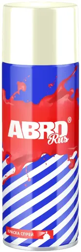 Abro Rus акриловая краска-спрей для внутренних и наружных работ (473 мл) белая №40