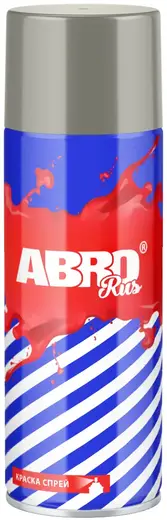 Abro Rus акриловая краска-спрей для внутренних и наружных работ (473 мл) серая для бамперов №89