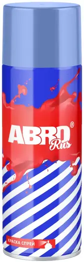 Abro Rus акриловая краска-спрей для внутренних и наружных работ (473 мл) синий металлик №343