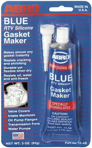 Abro RTV Silicone Gasket Maker герметик прокладок стандартный (85 г) синий