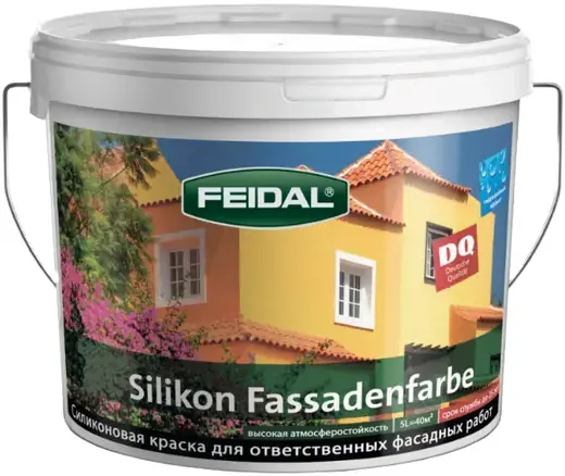 Feidal Hit-Silikon Fassadenfarbe силиконовая краска для фасадных работ (10 л)