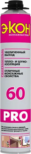 Экон PRO 60 монтажная пена (750 мл) всесезонная