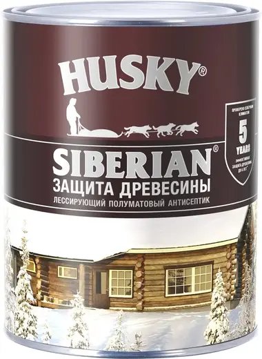 Хаски Siberian защита древесины лессирующий антисептик (2.7 л) палисандр