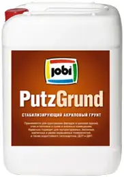Jobi Putzgrund стабилизирующий универсальный акриловый грунт (10 л) морозостойкий