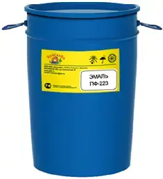 КраскаВо ПФ-223 эмаль (50 кг) голубовато-серая