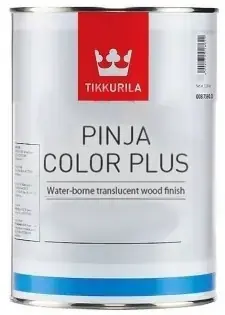 Тиккурила Pinja Color Plus лессирующая пропитка для деревянных поверхностей (3 л база OPL)