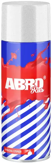 Abro Rus акриловая краска-спрей для внутренних и наружных работ (473 мл) серебряная вспышка №1580