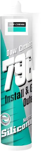 Dow Corning 796 Install & Go Outer герметик силиконовый для ПВХ, алюминия и дерева (600 г) белый