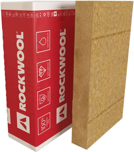 Rockwool Бетон Элемент Баттс Оптима жесткая гидрофобизированная теплоизоляционная плита (0.6*1 м/150 мм)