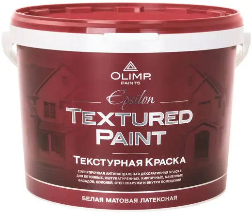 Олимп Epsilon Textured Paint текстурная краска (5 л) белая база A до -30°С