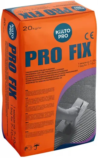 Kesto Kiilto Pro Pro Fix усиленный клей для плитки (20 кг)