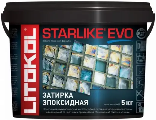 Литокол Starlike Evo затирка эпоксидная (5 кг) S.208 бежевая