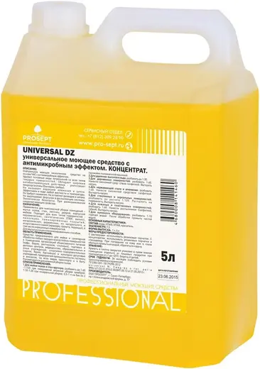 Просепт Professional Universal DZ универсальный чистящий концентрат с антимикробным эффектом (5 л)