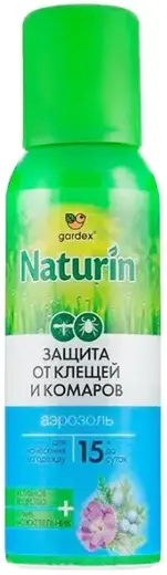 Gardex Naturin защита от клещей и комаров для нанесения на одежду аэрозоль (100 мл)