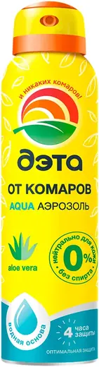 Дэта Aqua аэрозоль от комаров (125 мл) 18 аэрозольных баллонов