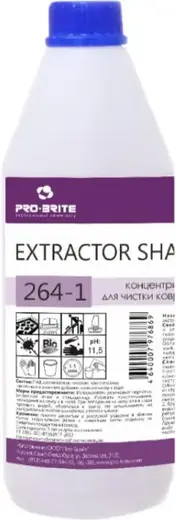 Pro-Brite Extractor Shampoo Plus усиленное средство для экстракторной чистки ковров (1 л)